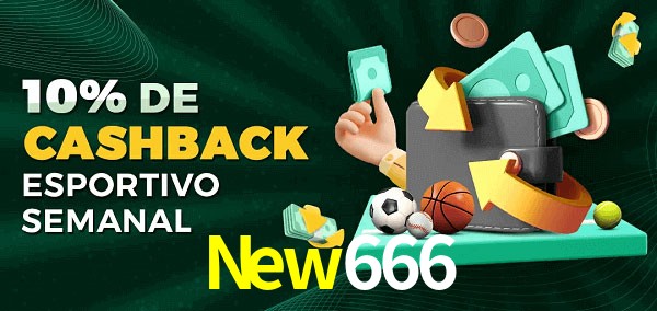 10% de bônus de cashback na New666