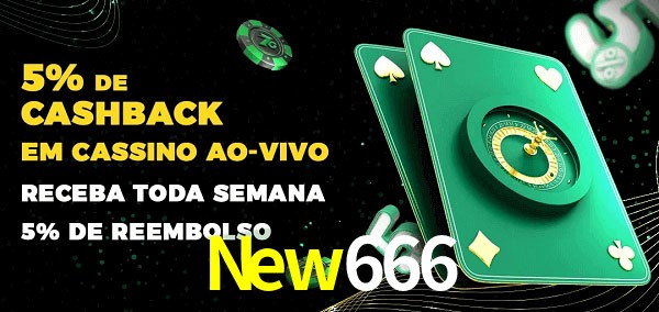Promoções do cassino ao Vivo New666